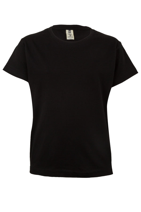 T-shirt manga curta criança PALM 190g-Black-200-1/2-RAG-Tailors-Fardas-e-Uniformes-Vestuario-Pro