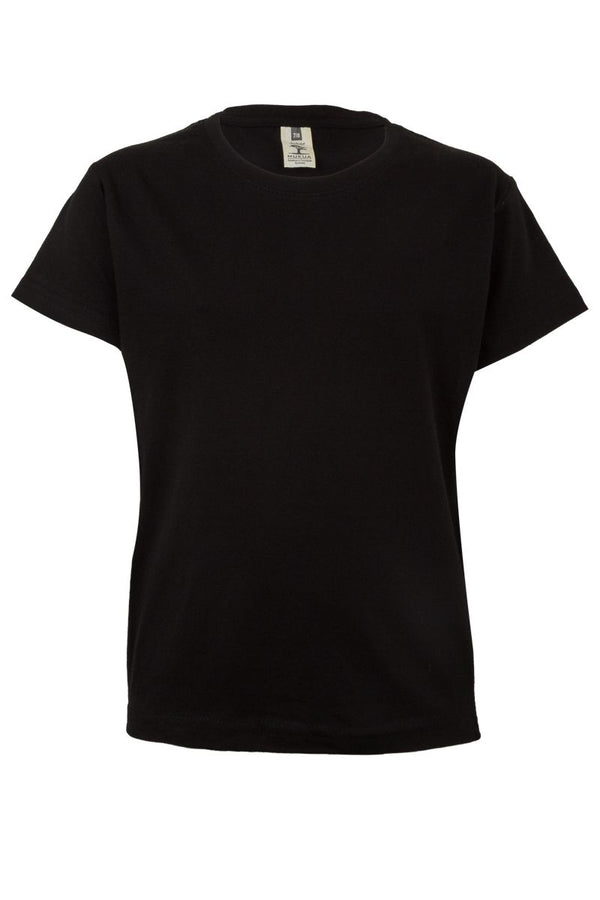 T-shirt manga curta criança PALM 190g-Black-200-1/2-RAG-Tailors-Fardas-e-Uniformes-Vestuario-Pro