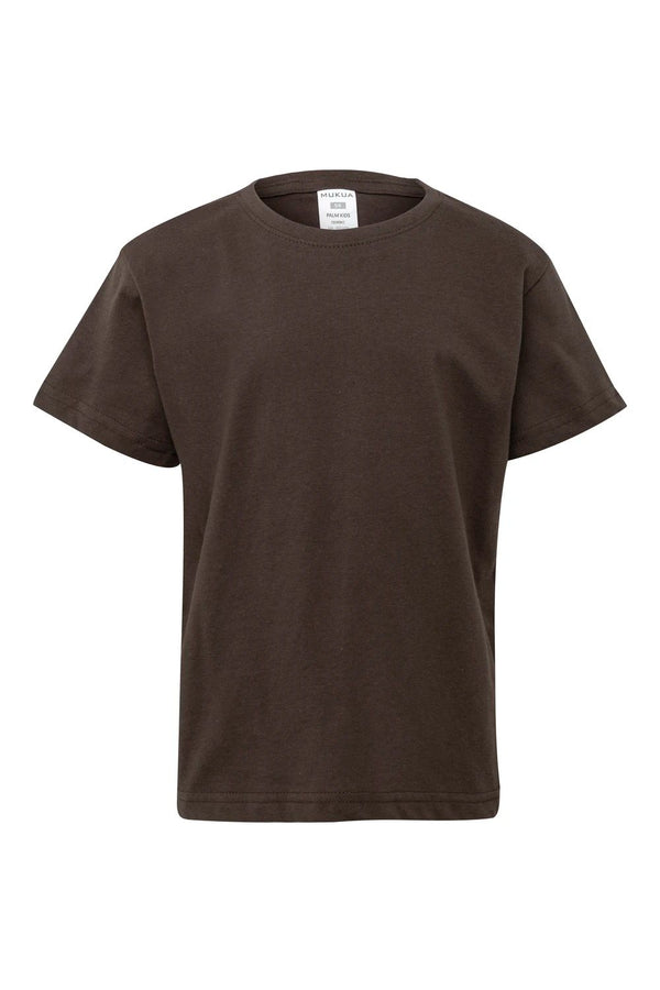 T-shirt manga curta criança PALM 190g-Brown - 104-1/2-RAG-Tailors-Fardas-e-Uniformes-Vestuario-Pro