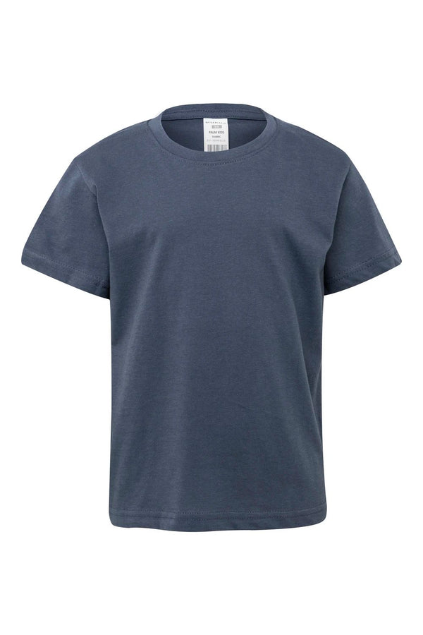 T-shirt manga curta criança PALM 190g-Denim Blue - 510-12/14-RAG-Tailors-Fardas-e-Uniformes-Vestuario-Pro