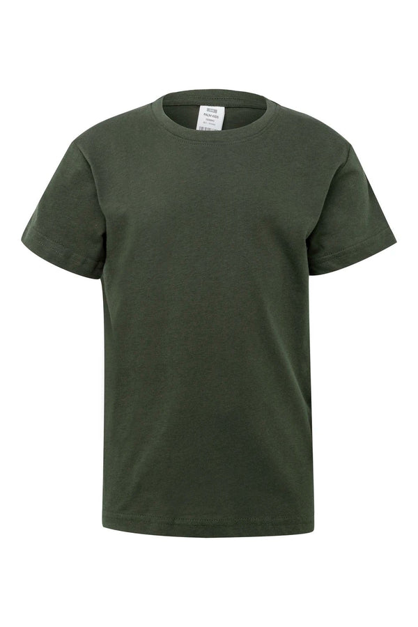 T-shirt manga curta criança PALM 190g-Khaki Green - 601-1/2-RAG-Tailors-Fardas-e-Uniformes-Vestuario-Pro
