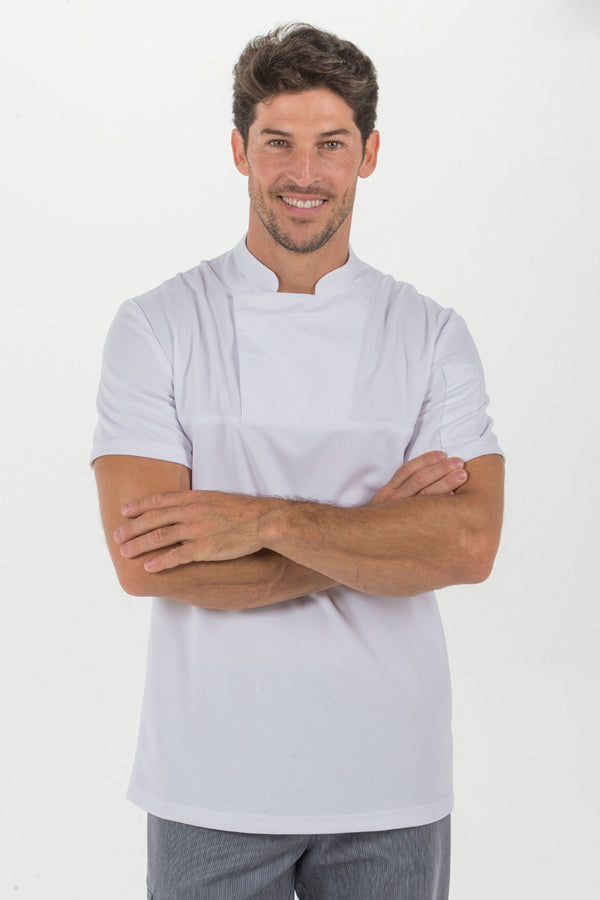 T-shirt masculina Memphis-Branco-XS / (SP)-RAG-Tailors-Fardas-e-Uniformes-Vestuario-Pro