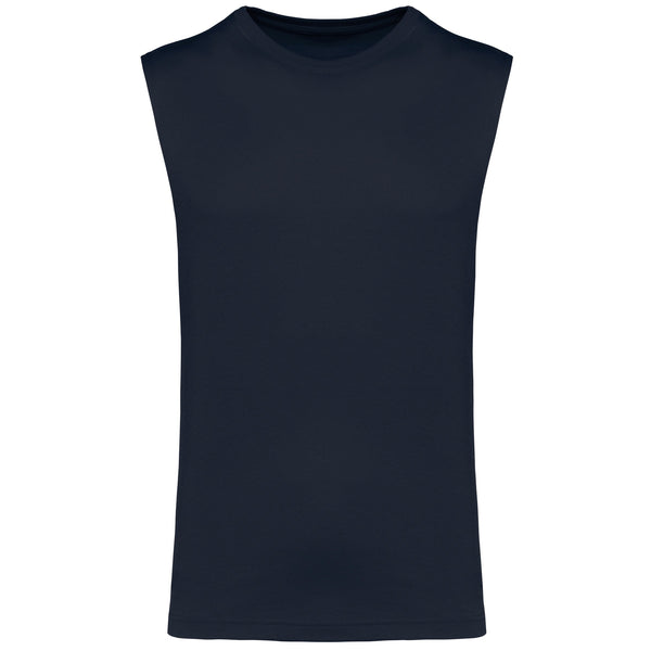 T-shirt sem mangas eco-responsável de homem-Navy-S-RAG-Tailors-Fardas-e-Uniformes-Vestuario-Pro