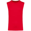 T-shirt sem mangas eco-responsável de homem-Red-S-RAG-Tailors-Fardas-e-Uniformes-Vestuario-Pro