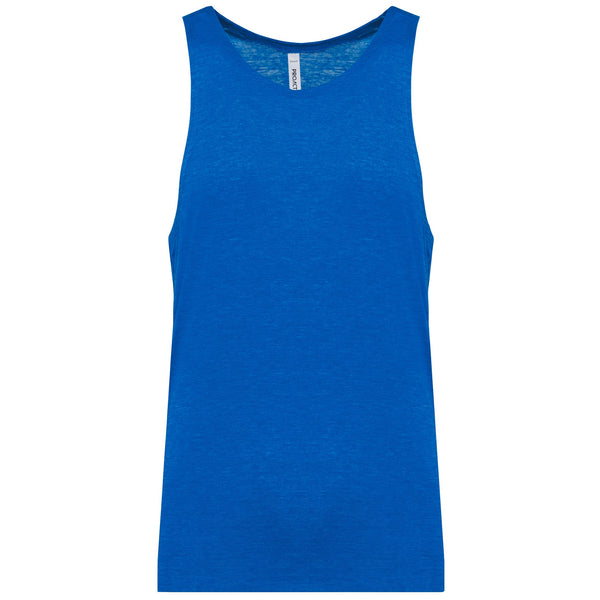 T-shirt sem mangas triblend de homem-Sporty Royal Blue Heather-S-RAG-Tailors-Fardas-e-Uniformes-Vestuario-Pro