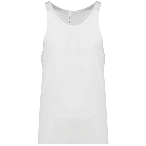 T-shirt sem mangas triblend de homem-White-S-RAG-Tailors-Fardas-e-Uniformes-Vestuario-Pro