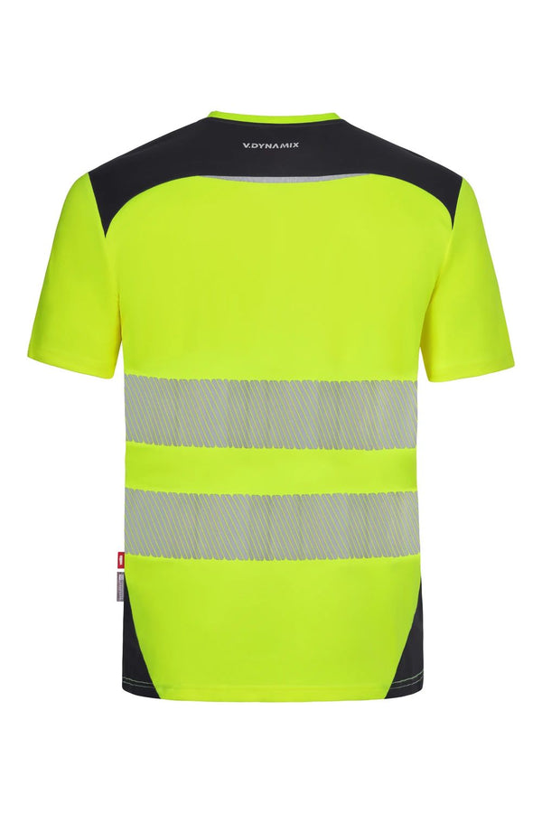T-shirt técnica de alta visibilidade V.Dynamix Hi Vis-RAG-Tailors-Fardas-e-Uniformes-Vestuario-Pro