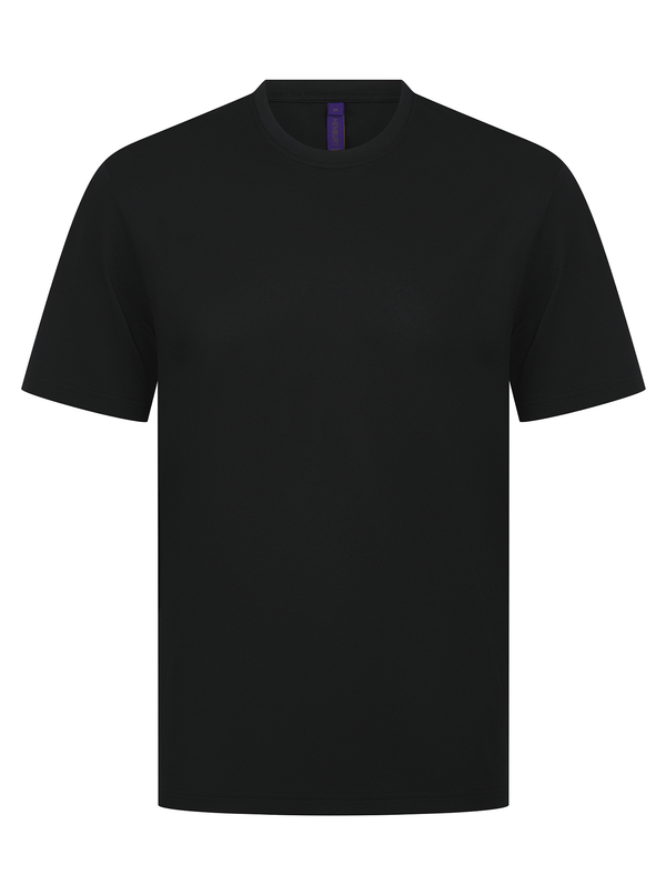 T-shirt unissexo Coolplus®-Preto-XS-RAG-Tailors-Fardas-e-Uniformes-Vestuario-Pro