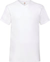 T-shirt valueweight com decote V (61-066-0)-White-S-RAG-Tailors-Fardas-e-Uniformes-Vestuario-Pro