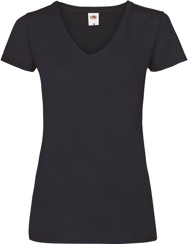 T-shirt valueweight decote V (61-398-0)-Deep Navy-XS-RAG-Tailors-Fardas-e-Uniformes-Vestuario-Pro