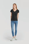 T-shirt valueweight decote V (61-398-0)-RAG-Tailors-Fardas-e-Uniformes-Vestuario-Pro