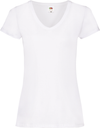 T-shirt valueweight decote V (61-398-0)-White-XS-RAG-Tailors-Fardas-e-Uniformes-Vestuario-Pro