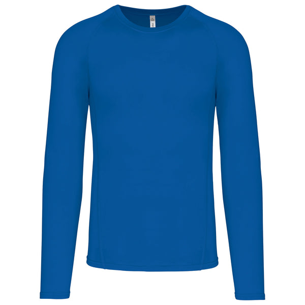 T-shirts segunda pele de desporto de manga comprida-Sporty Royal Blue-XS-RAG-Tailors-Fardas-e-Uniformes-Vestuario-Pro