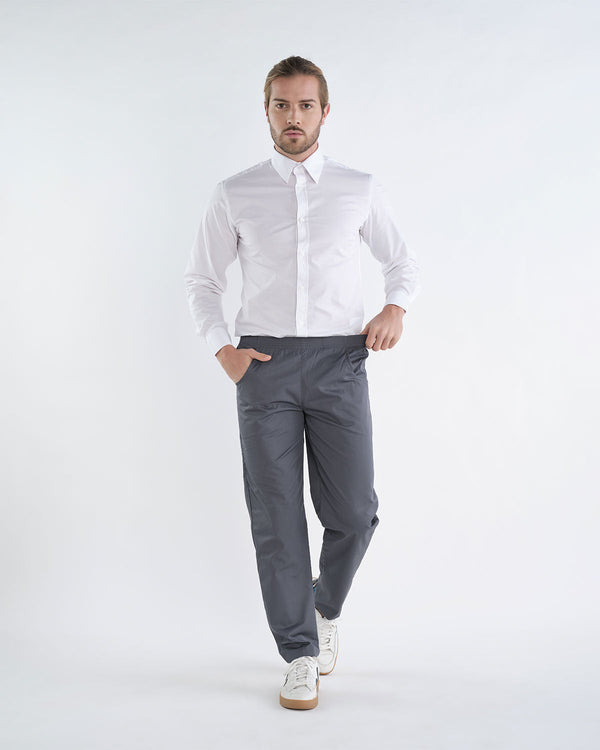 Calça Unissexo Universal-Preto/Lista Cinzenta-XS-RAG-Tailors-Fardas-e-Uniformes-Vestuario-Pro