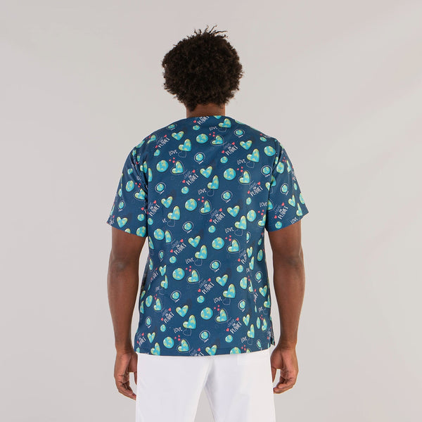 TÙNICA DE TECIDO RECICLADA UNISEX LOVE-RAG-Tailors-Fardas-e-Uniformes-Vestuario-Pro