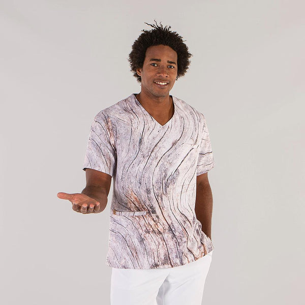 TÙNICA DE TECIDO RECICLADA UNISEX MADEIRA-RAG-Tailors-Fardas-e-Uniformes-Vestuario-Pro