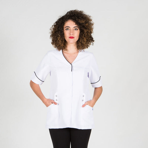 TÚNICA MARSELHA-Branco - 101-XS-RAG-Tailors-Fardas-e-Uniformes-Vestuario-Pro
