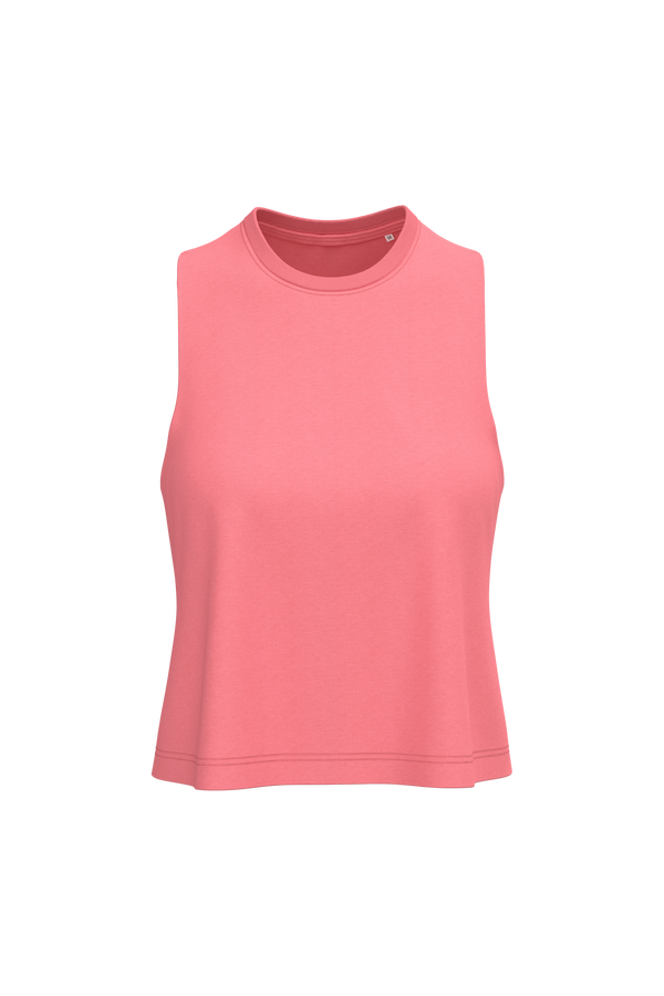 Top Curto Triblend de Senhora-Coral-XS-RAG-Tailors-Fardas-e-Uniformes-Vestuario-Pro
