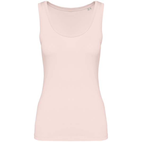 Top de Alças Senhora em Algodão Biológico-Rosa Pérola-XS-RAG-Tailors-Fardas-e-Uniformes-Vestuario-Pro