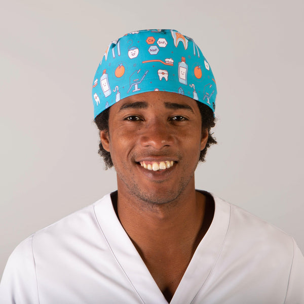 Touca Cirúrgica Microfibra Molares-C/tiras-Único-RAG-Tailors-Fardas-e-Uniformes-Vestuario-Pro