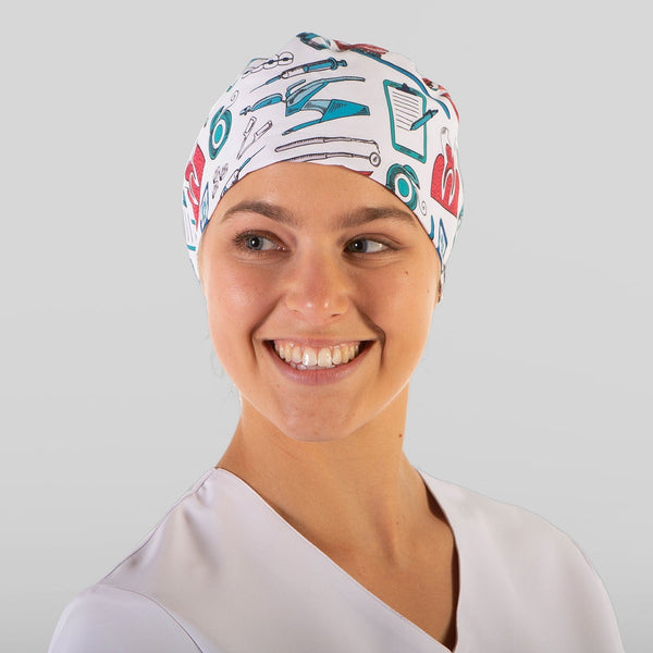 Touca Cirúrgica Microfibra Sorriso-C/elástico-Único-RAG-Tailors-Fardas-e-Uniformes-Vestuario-Pro