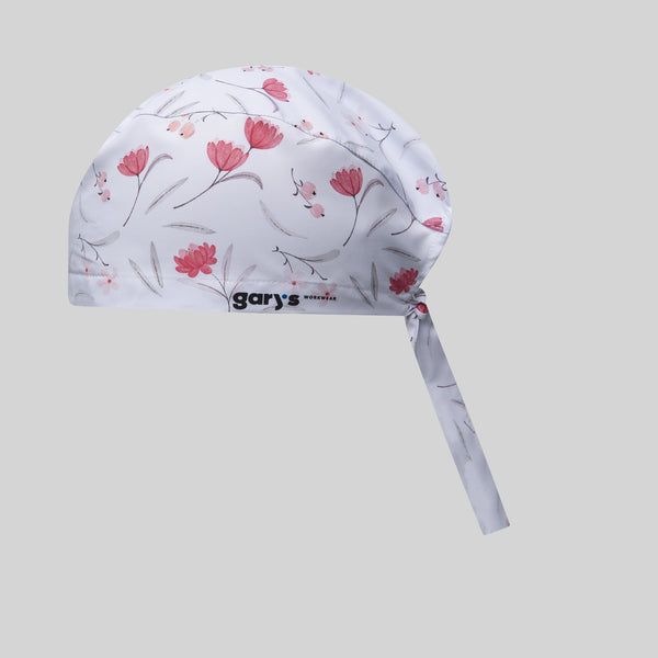 Touca Cirúrgica com Atilhos estampas-Corola-U-RAG-Tailors-Fardas-e-Uniformes-Vestuario-Pro