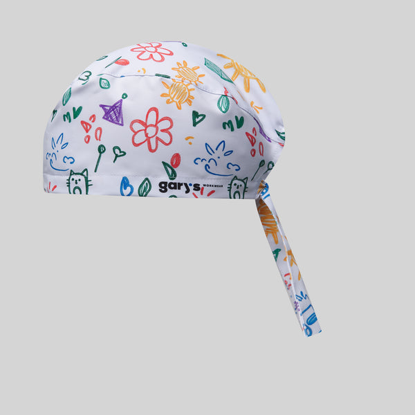 Touca Cirúrgica com Atilhos estampas-Crayon-U-RAG-Tailors-Fardas-e-Uniformes-Vestuario-Pro