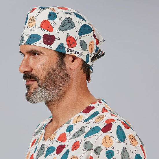 Touca Cirúrgica com Atilhos estampas-RAG-Tailors-Fardas-e-Uniformes-Vestuario-Pro