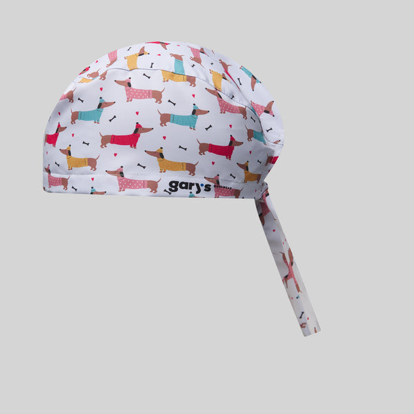 Touca Cirúrgica com Atilhos estampas-Teckel-U-RAG-Tailors-Fardas-e-Uniformes-Vestuario-Pro