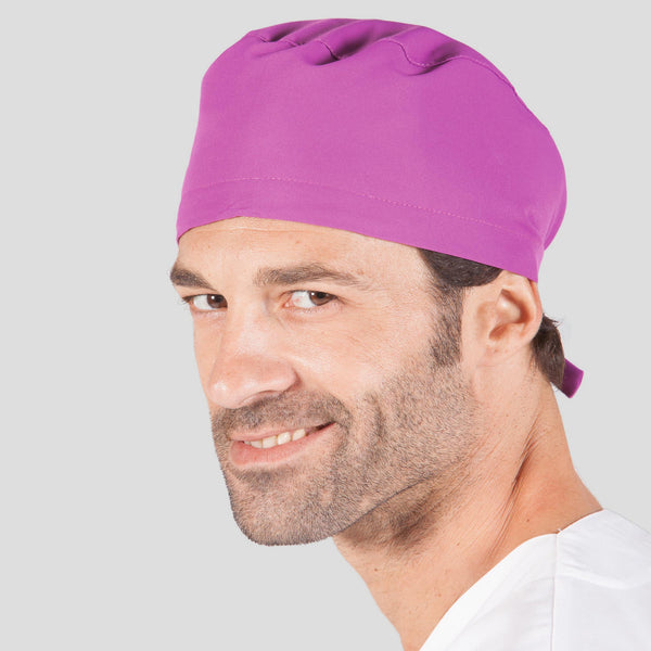 Touca Cirúrgica c/tiras Mil em Microfibra-Malva-Único-RAG-Tailors-Fardas-e-Uniformes-Vestuario-Pro