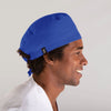 Touca Cirúrgica c/tiras em Microfibra-Azulina-Único-RAG-Tailors-Fardas-e-Uniformes-Vestuario-Pro