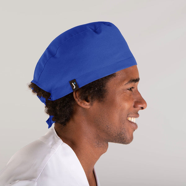 Touca Cirúrgica c/tiras em Microfibra-Azulina-Único-RAG-Tailors-Fardas-e-Uniformes-Vestuario-Pro