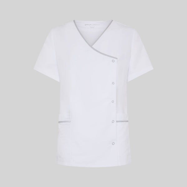 Túnica AINA de senhora com botões de pressão e manga curta-RAG-Tailors-Fardas-e-Uniformes-Vestuario-Pro