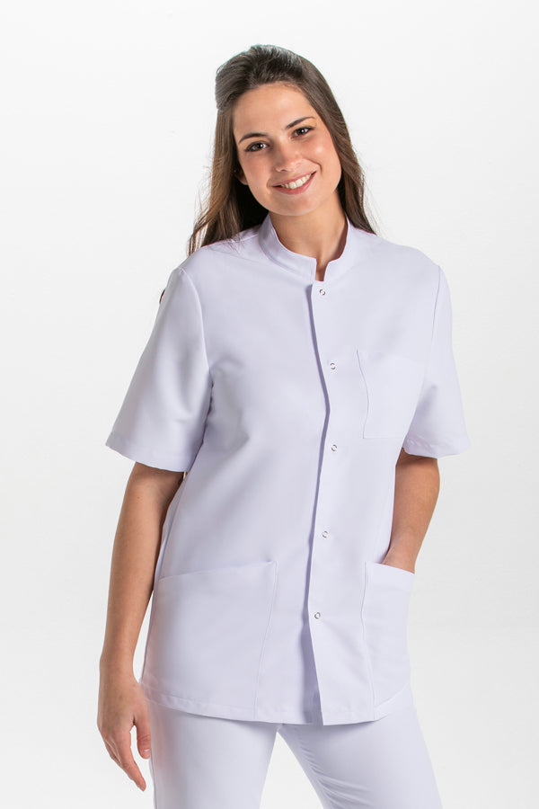 Túnica Bartizan m\curta-Branco-XS / (SP)-RAG-Tailors-Fardas-e-Uniformes-Vestuario-Pro