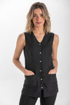 Túnica California s\mangas-Preto - 571-XS / (SP)-RAG-Tailors-Fardas-e-Uniformes-Vestuario-Pro