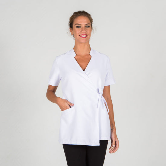 Túnica Cruzada Akita-Branco - 101-G-RAG-Tailors-Fardas-e-Uniformes-Vestuario-Pro