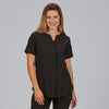 Túnica Dulcinea de Senhora Aberta com Decote em V e Manga Curta-Negro-XS-RAG-Tailors-Fardas-e-Uniformes-Vestuario-Pro