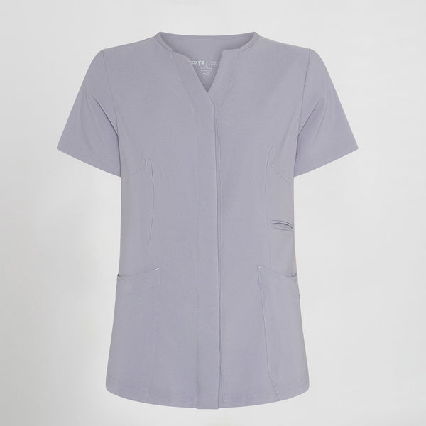 Túnica Dulcinea de Senhora Aberta com Decote em V e Manga Curta-RAG-Tailors-Fardas-e-Uniformes-Vestuario-Pro