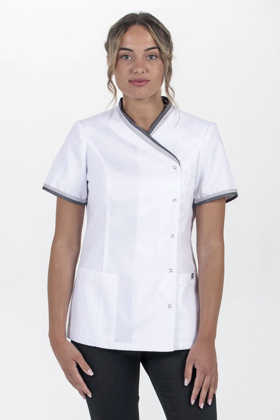 Túnica Feminina Kiev-Cinza-XS / (SP)-RAG-Tailors-Fardas-e-Uniformes-Vestuario-Pro