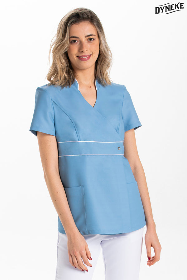 Túnica Madrid m\curta-Azul Celeste-XS / (SP)-RAG-Tailors-Fardas-e-Uniformes-Vestuario-Pro