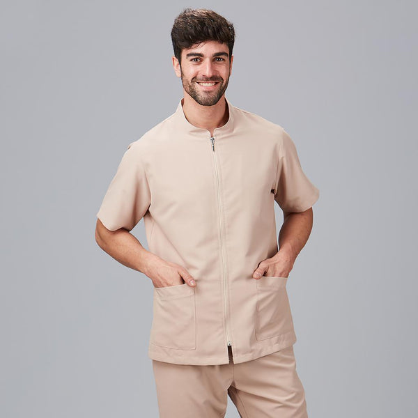 Tunica Masculina Belmonte-Areia-XS-RAG-Tailors-Fardas-e-Uniformes-Vestuario-Pro