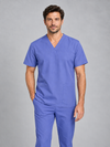 Túnica Microfibra Estilo Pijama de Manga Curta Matteu-Azul Persa- 31-XS-RAG-Tailors-Fardas-e-Uniformes-Vestuario-Pro