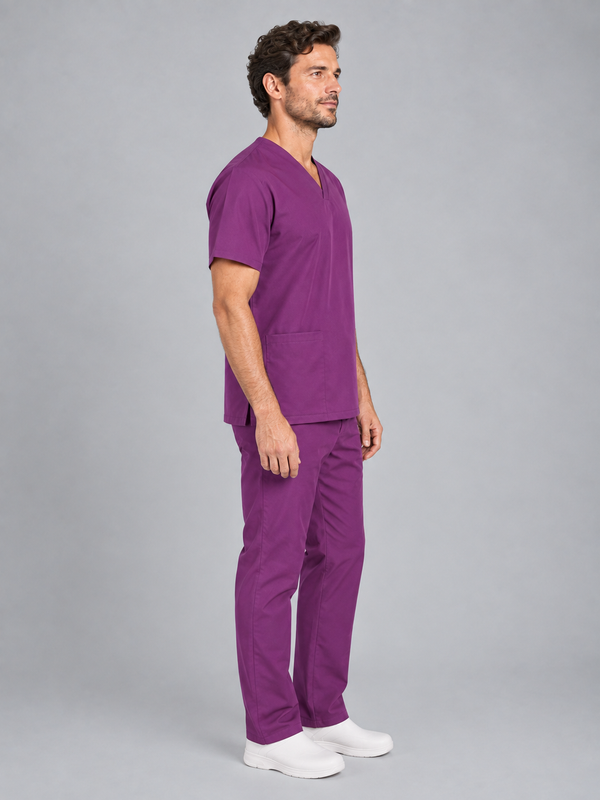 Túnica Microfibra Estilo Pijama de Manga Curta Matteu-RAG-Tailors-Fardas-e-Uniformes-Vestuario-Pro