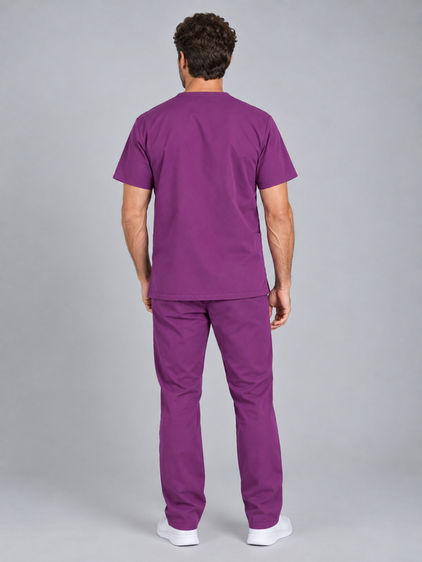 Túnica Microfibra Estilo Pijama de Manga Curta Matteu-RAG-Tailors-Fardas-e-Uniformes-Vestuario-Pro