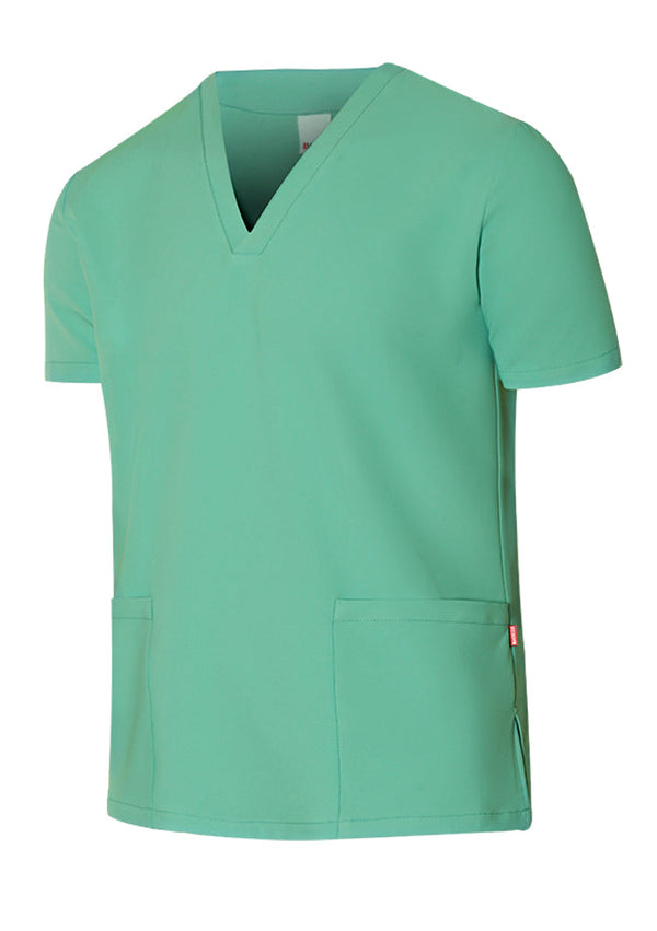 Túnica Microfibra Estilo Pijama de Manga Curta Matteu-Verde-XS-RAG-Tailors-Fardas-e-Uniformes-Vestuario-Pro