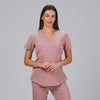 Túnica Mulher Franzido Costas M/C ELIRA-Nude - 157-XS-RAG-Tailors-Fardas-e-Uniformes-Vestuario-Pro