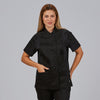 Túnica Mulher Ranglan M/C AISA-Preto - 001-XS-RAG-Tailors-Fardas-e-Uniformes-Vestuario-Pro
