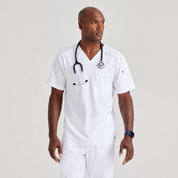 Túnica Murphy para profissionais de saúde-Branco-10-XS-RAG-Tailors-Fardas-e-Uniformes-Vestuario-Pro