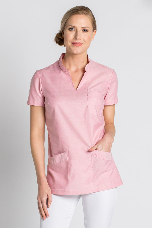 Túnica Palma m\curta-Rosa (481)-XS / (SP)-RAG-Tailors-Fardas-e-Uniformes-Vestuario-Pro