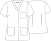 Túnica Sanitária de Senhora Botão Pressão Manga Curta-RAG-Tailors-Fardas-e-Uniformes-Vestuario-Pro